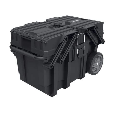 rolling metal job box|cantilever rolling tool box.